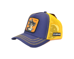 GOORIN BROS BASEBALL CAP GOKU DRAGONBALL BLUE YELLOW 